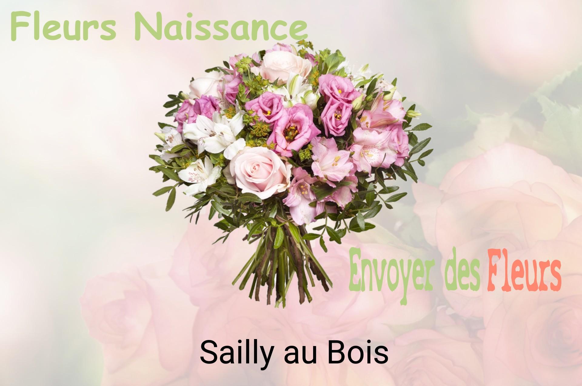 Bouquet de fleurs de naissance livré à Sailly-au-Bois